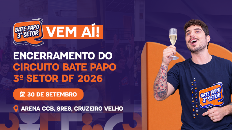 Bate Papo 3º Setor — Encerramento · 30 de setembro · Tema: Encontro Final