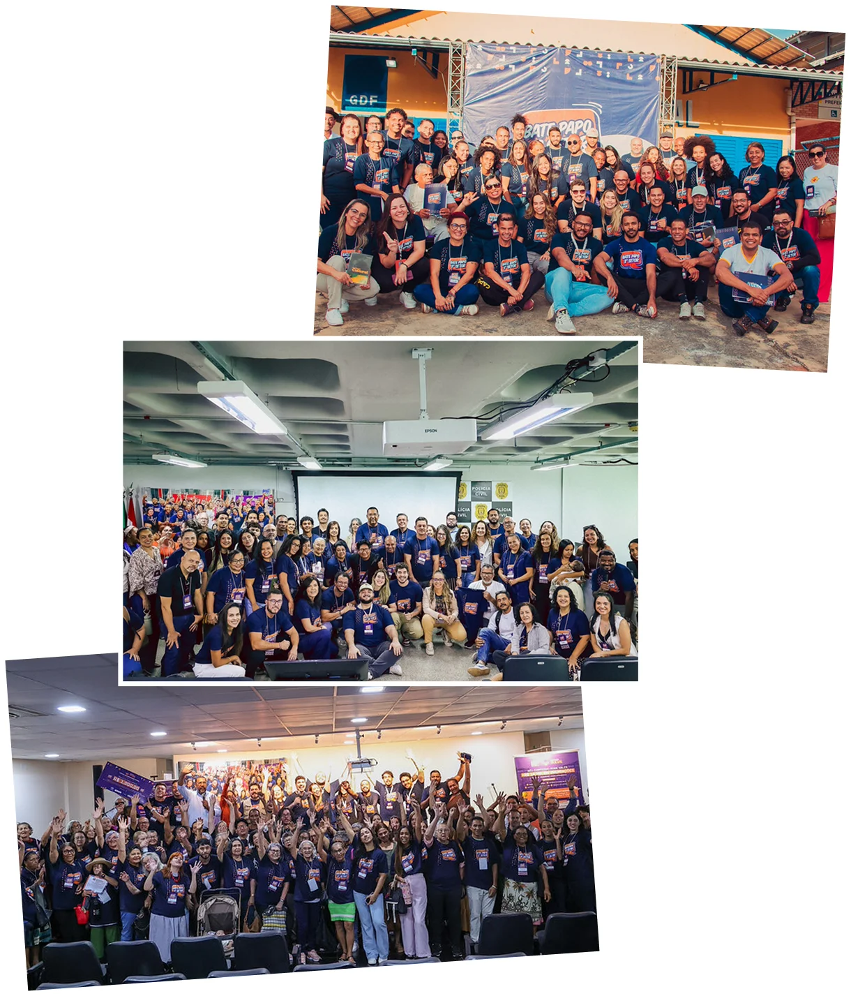 Participants at Bate Papo 3º Setor events in Brasília
